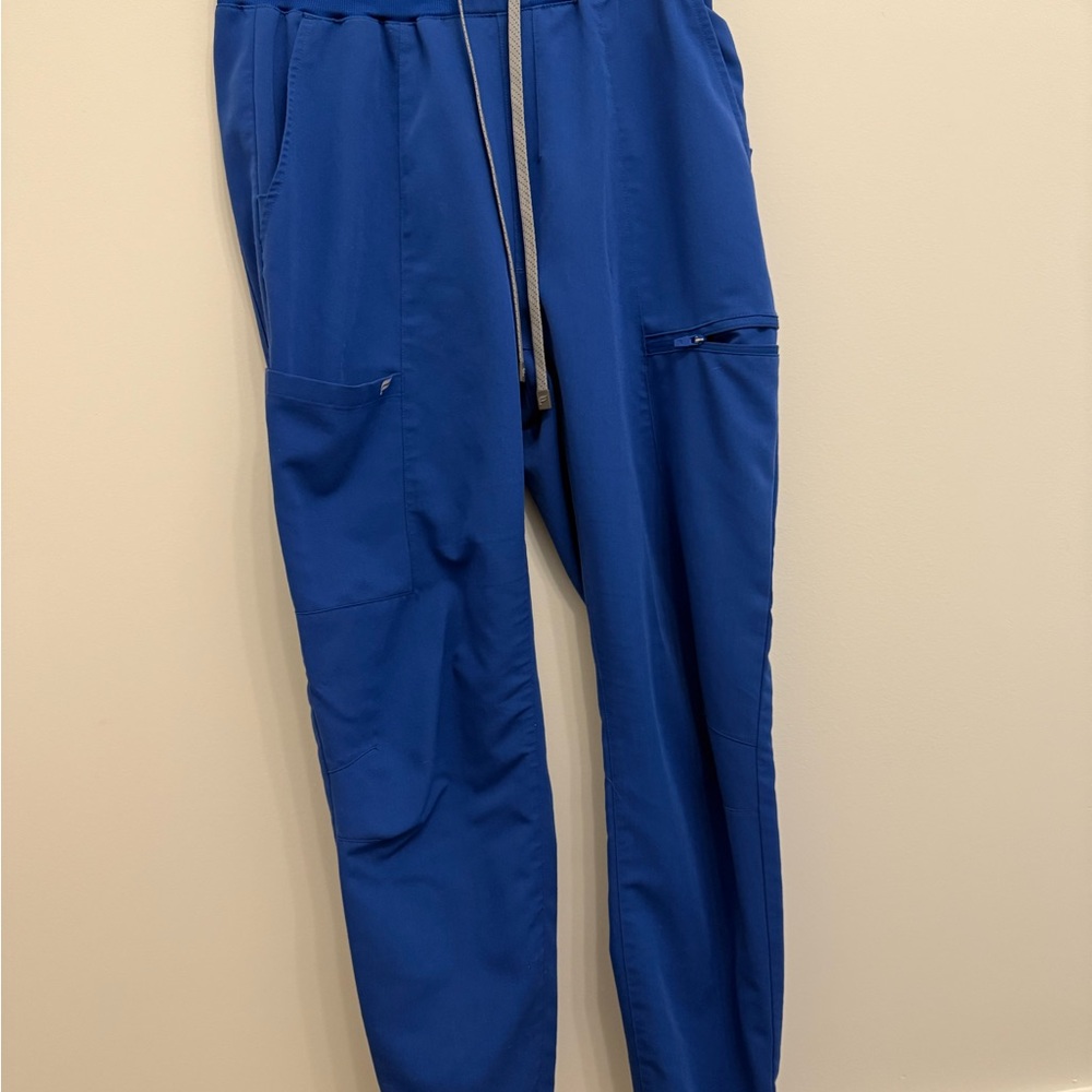 Fabletics Blue Scrub Joggers